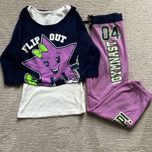 Justice Bundle Set Tee Shirt and Joggers